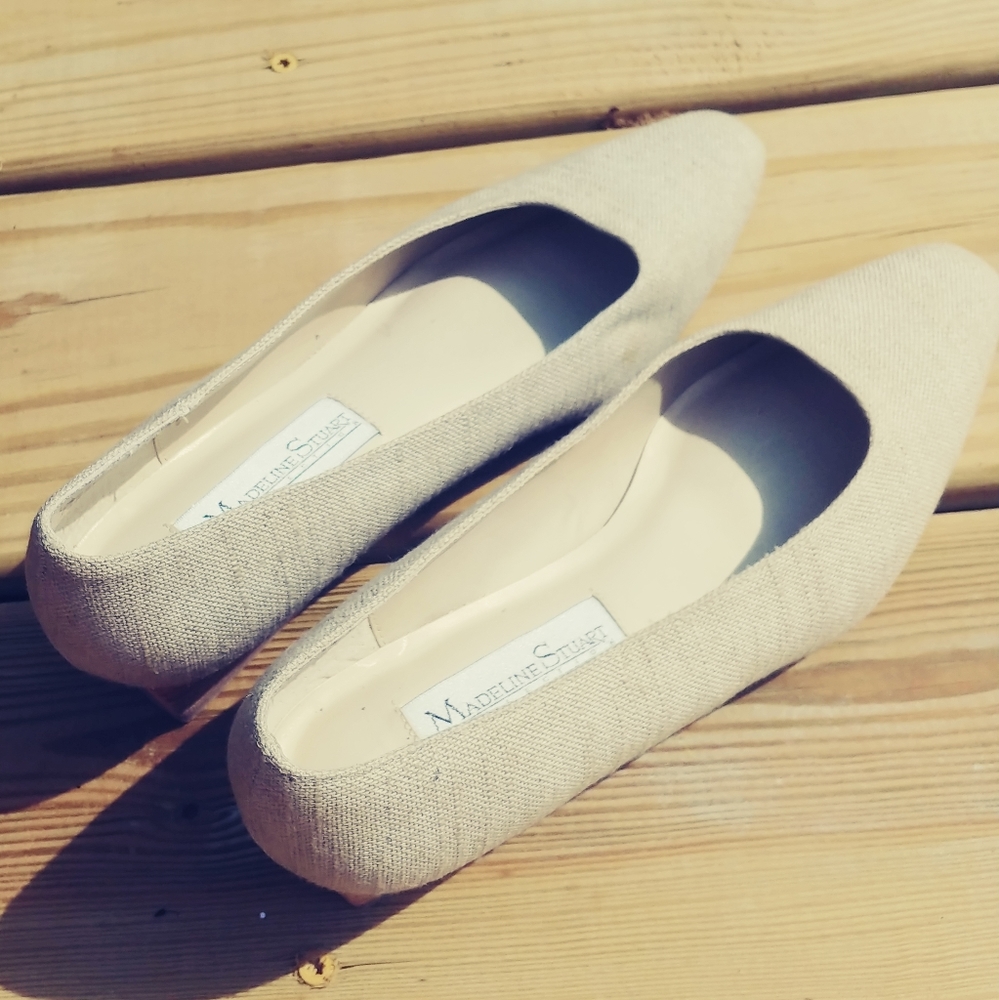 Canvas Block Pumps - Picture 6 of 9
